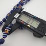 Antique Venetian African Style Stripe Eyes & Blue Glass Beads Necklace Image 10