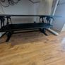 VIVO 122cm Height Adjustable Large Stand Up Desk Converter, V Series, Quick Sit to Stand Tabletop Dual Monitor Riser Workstation, Black, DESK-V048V Image 7