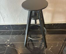 DALFRED Ikea bar stool, wooden black