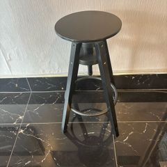 DALFRED Ikea bar stool, wooden black