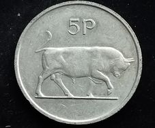 Ireland - 1982 - 5 Pence  - Bull - KM.22 - [2022]