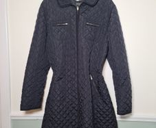 womens HOBBS LONDON QUILTED puffer jacket coat Size UK 14