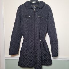 womens HOBBS LONDON QUILTED puffer jacket coat Size UK 14