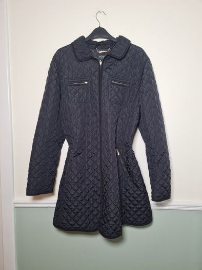 womens HOBBS LONDON QUILTED puffer jacket coat Size UK 14