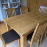 Solid wood dining table + chairs additional Image 7