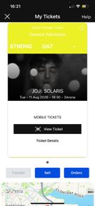 Joji Ticket - 11th August 2026