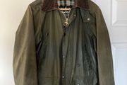 Barbour Bedale vintage hooded waxed Jacket sage