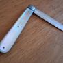 Sterling silver hallmarked mother of pearl Fruit Knife Image 2