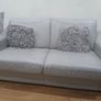 Light gray sofa bed Image 2