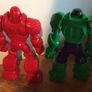 Iron Man and Hulk 12 inch Mech Armour figures Image 3
