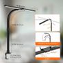 LED Desk Lamp for Study,24W Double Head Desk Lamps Office,Eye Protection Desk Light with Clamp,25 Lighting Modes,Monitor Light Bar for Study/Working/Computer/Reading/Workbench/Painting Image 6