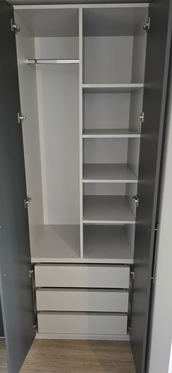 Wardrobes, kitchens, utility rooms, storage units.