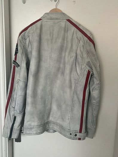 Genuine Lamb Leather Motorcycle Jacket