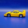 Hot Wheels Ferrari F40 Competizione with custom wheels. Image 4