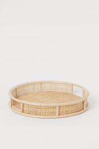 Rattan Round Tray