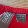 Red asos size 12 cami style T-shirt dress Image 6