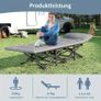 Portable Camping Cot, Collapsible Guest Bed Suitable for Up to 200 Kg, Ideal for Indoor, Outdoor, And Garden Use. Image 5
