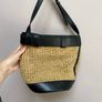 Claudie Pierlot raffia bucket bag Image 4
