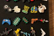 Croc charms Gamer, Nintendo, Fortnite, guns etc