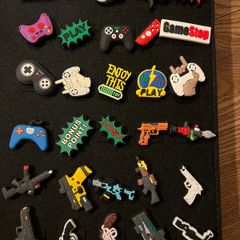 Croc charms Gamer, Nintendo, Fortnite, guns etc