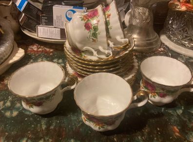 country rose style teaset postage extra