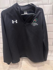 Under Armour Mens Heineken Champions Cup Sweatshirt Jumper Ll Black