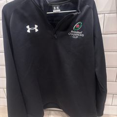 Under Armour Mens Heineken Champions Cup Sweatshirt Jumper Xl Black