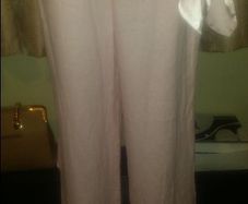 Brand new pink 100 % linen palazzo trousers from Tone size L UK12 EU40 Postage included