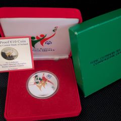 Ten Euro Silver  Proof Special Olympics Coin 2003.
