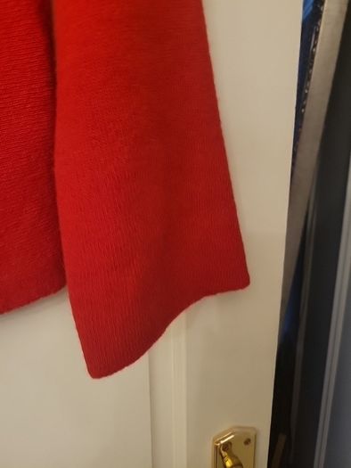brand new beautiful red cropped wool jacket
