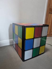 Rubik's cube Husky mini fridge