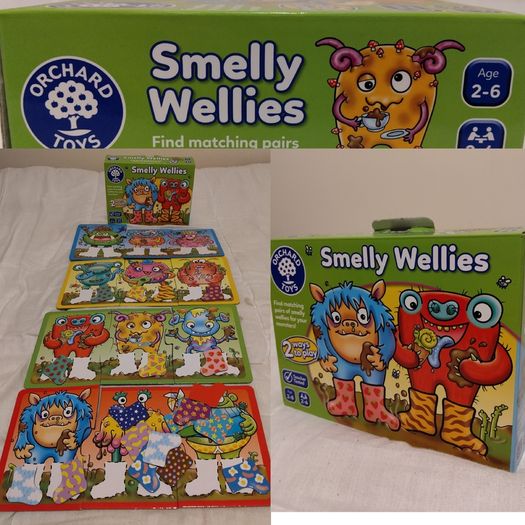 Orchard Toys Smelly Wellies matching game