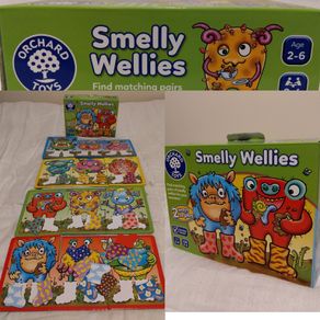 Orchard Toys Smelly Wellies matching game