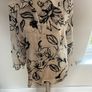 Zara Print Sheer Blouse Image 2