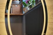 LED Bathroom Mirror Makeup Bright Light Demister