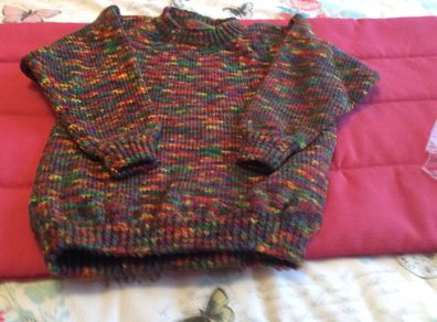Handknit Boys sweater