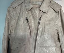 Zadig & Voltaire Ecru Leva Deluxe Jacket
