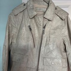 Zadig & Voltaire Ecru Leva Deluxe Jacket