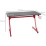 Gaming Desk Steel Frame w/ Cup Headphone Holder Adjustable Feet Red (FREE POSTAGE) Image 6