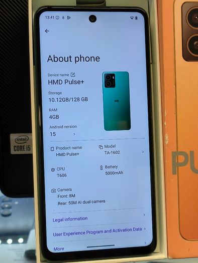 HMD Pulse+ Glacier Green Unlocked Dual SIM 128GB 6.65" 50MP Android Smartphone, Used/ Excellent