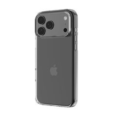 iPhone 17 Pro Max Shockproof Dark Transparent Case Cover