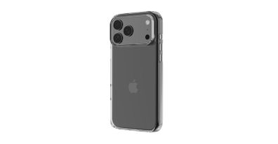 iPhone 17 Pro Max Shockproof Dark Transparent Case Cover