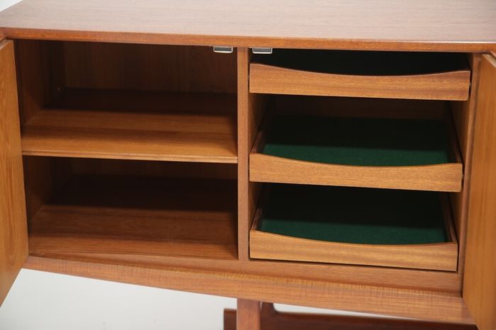 Mid-Century Danish Teak Sideboard Model HB20 by Johannes Andersen for Hans Bech, 1960s