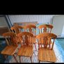 Solid Pine Kitchen Chairs Image 3