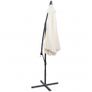 Cantilever Umbrella 3 m Sand White Image 5