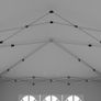 3 x 6 m Pop Up Gazebo with Sides and Windows, Height Adjustable Party Tent with Storage Bag for Garden, Camping, Event, White Image 6