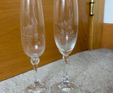 2 Vintage St Colman's Cathedral Cobh Glasses