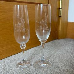 2 Vintage St Colman's Cathedral Cobh Glasses