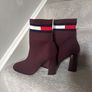 Tommy Hilfiger boots burgundy size 6 39 Image 3