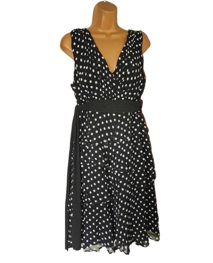 Black and White polkadot dress size 16 - 18 Postage included